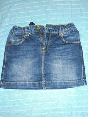 Zara girls skirt like new, blue, size 140 cm, age 10