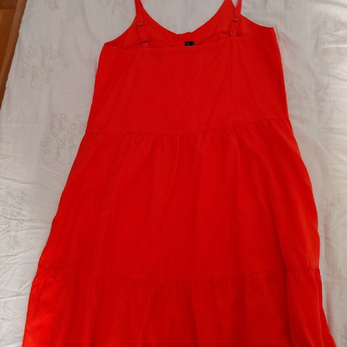 Esmara dress, orange, size L, lyocell fabric