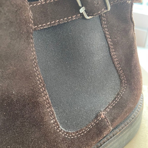 Massimo Dutti leather suede ankle boots size 43, men's, brown