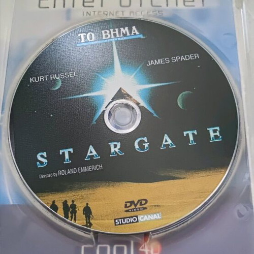 Stargate DVD like new, sci-fi adventure with subtitles