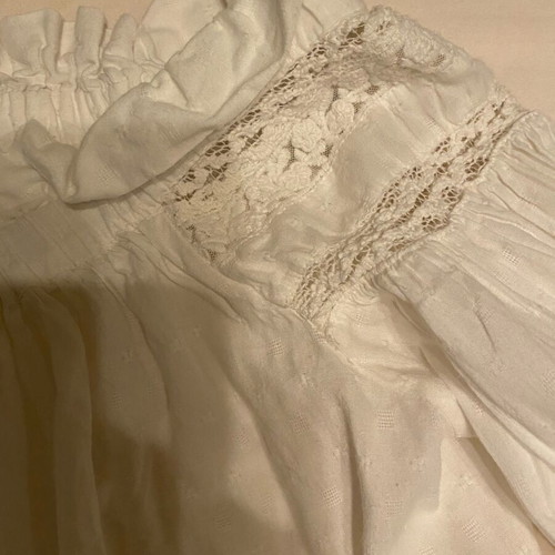 Zara blouse used, white, size M