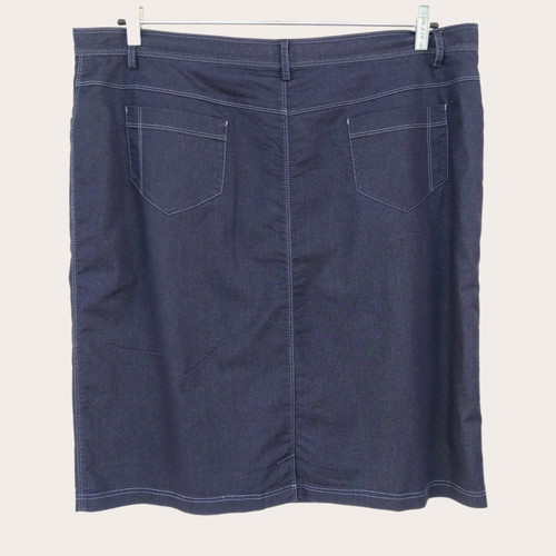 Plus Size Denim Skirt (2XL/3XL)