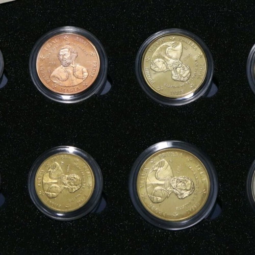 Malta 2003 Euro Pattern Trial Set new, complete with folder and certificate