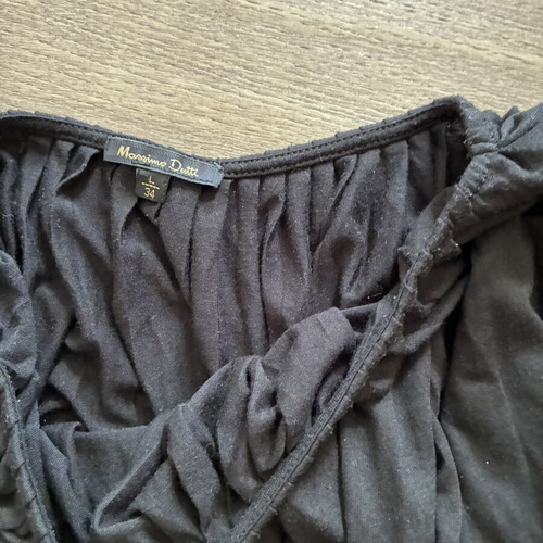 Massimo Dutti dress, black, soft elastic fabric