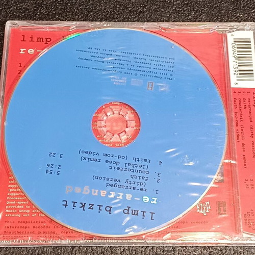 Limp Bizkit Re-Arranged CD Maxi-Single sealed 1999 Nu Metal