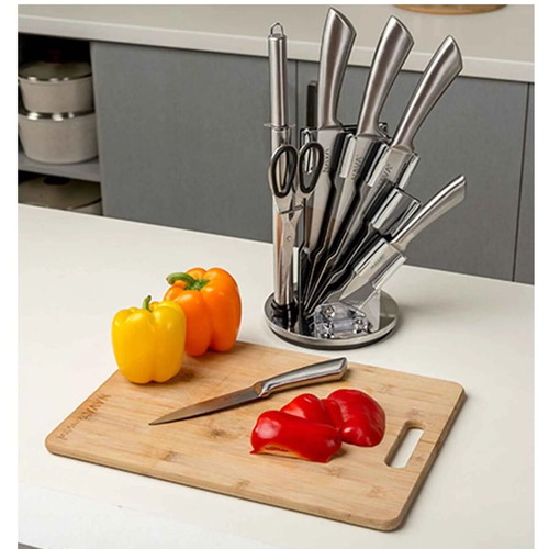 Acer Stainless Steel Knife Set 8 Pieces with Acrylic Stand new