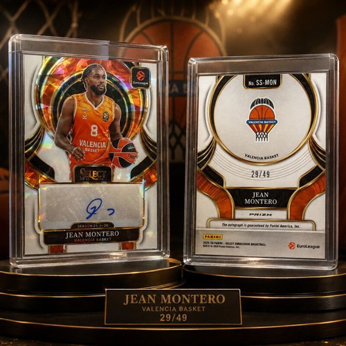 Jean Montero Auto 29/49 basketball card new