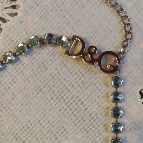 Vintage metal belt with turquoise rhinestones like new, adjustable size 90