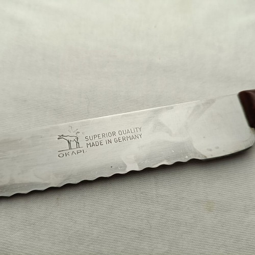 Okapi Vintage Kitchen Knife Germany 1980s, new
