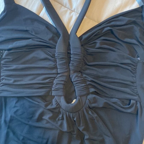 Aslanis Home black one-piece jumpsuit like new, size XL