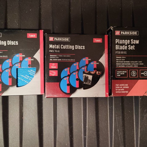 Air Angle Grinder Parkside with discs new