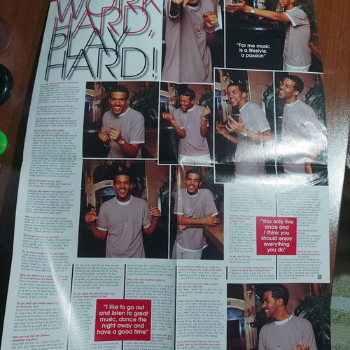 Mini Top Of The Pops Craig David Postermag poster magazine like new