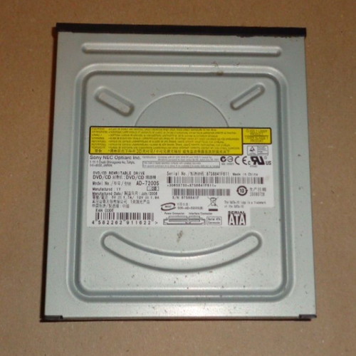 Sony NEC Optiarc AD-7200S-0B DVD/CD rewritable drive used for desktop PC