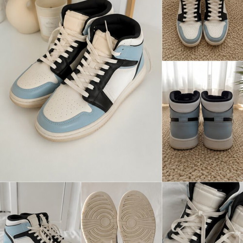 Women's Athletic Boots used, size 41, blue