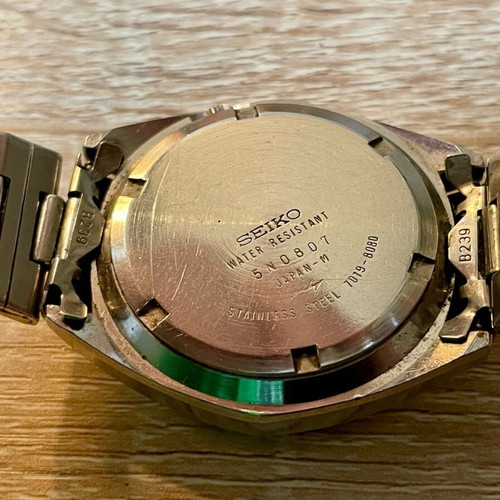 Seiko 5 Vintage used men's watch with original bracelet