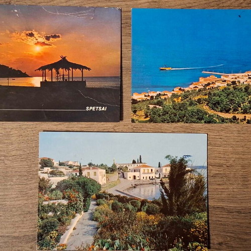 Spetses postcards like new