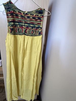 Dress yellow, like new, lightly worn