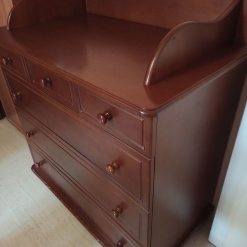 Changing dresser used, walnut shade