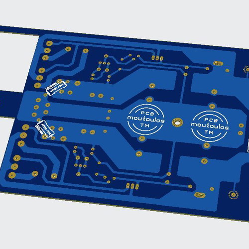 Regulated Symmetric Power Supply PCB for Audio Amplifiers New