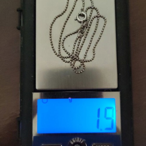 925 silver chain 40 cm, like new