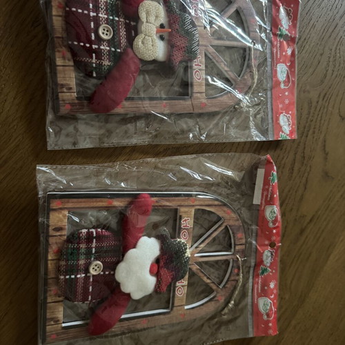 Christmas decorations set of 10, 17 cm each