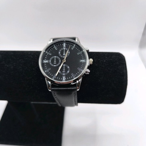 Men's watch new, black