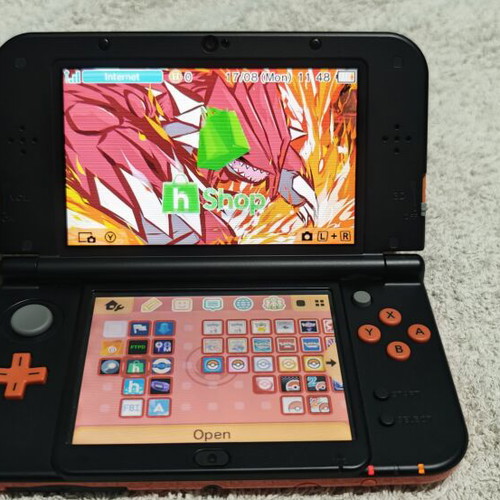 Nintendo New 3DS XL modded 32GB console
