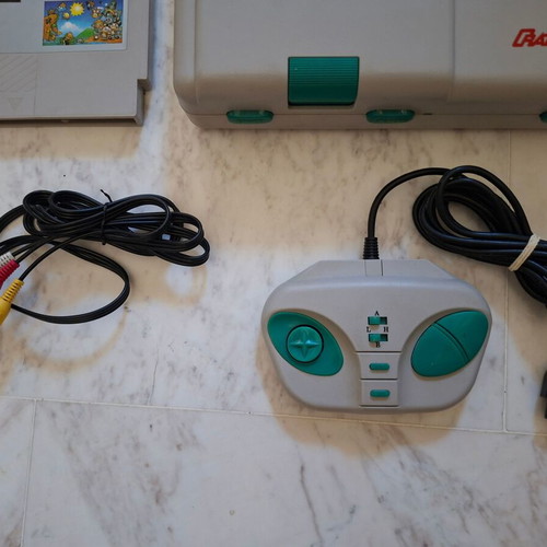 CrazyBoy Retro Console Famiclone 90s with Cartridge and Cables