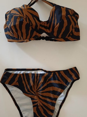 Bikini tiger print size 38 M new