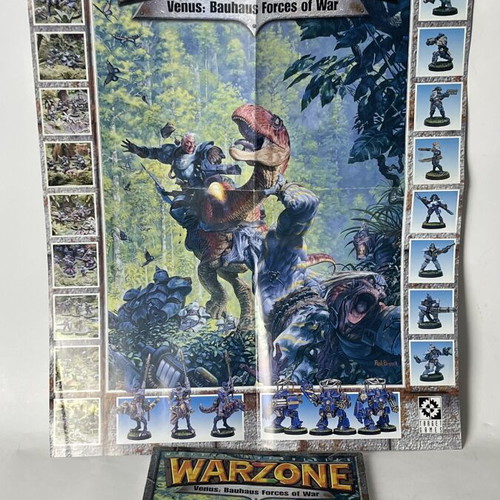 Warzone Venus Bauhaus Forces of War supplement rulebook used