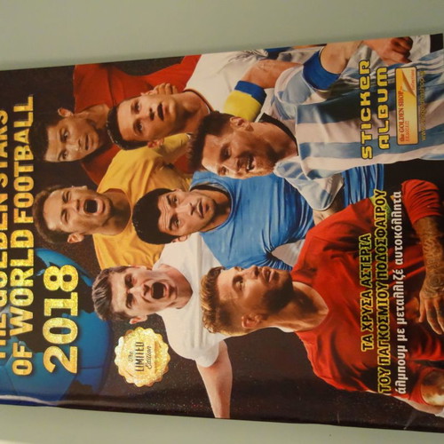 The golden stars of world football sticker album new