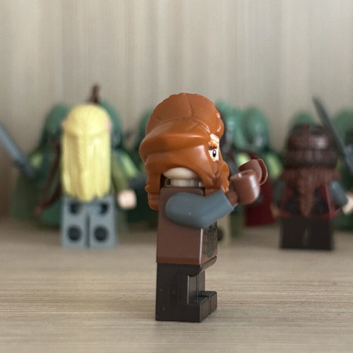 Lego Nori the Dwarf Hobbit Lord of the Rings minifigure excellent condition
