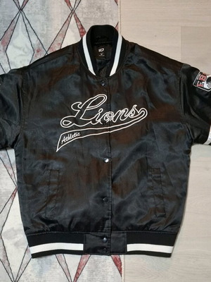 Varsity quilted jacket college style, like new, size M, black