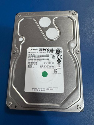 Toshiba HDD 2TB 3.5" SATA like new