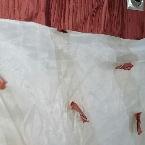 Handmade curtain new workshop 2.38x2.70 with brass eyelets