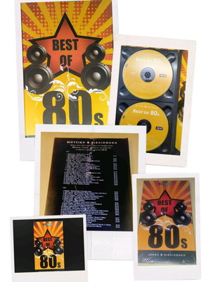 Book collection CD Best Of 80s 2009 Greek edition 2CD new