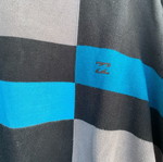 Billabong sweater XL black and turquoise like new