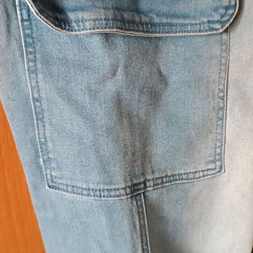 Shein women's cargo jeans like new, medium faded, size XXL