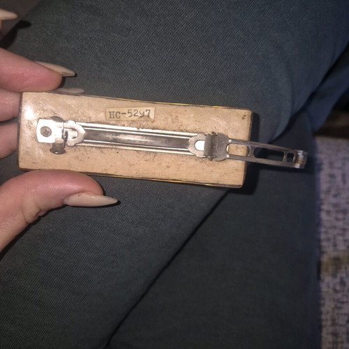 Hair clip in earthy tones like new
