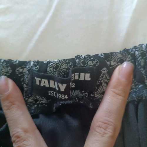 Wide transparent pants with inner shorts, like new