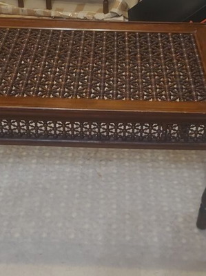 Handmade coffee tables set from Egypt, mahogany wood