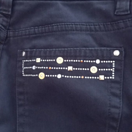 Verse Jeans women's pants size M 38 10, blue black