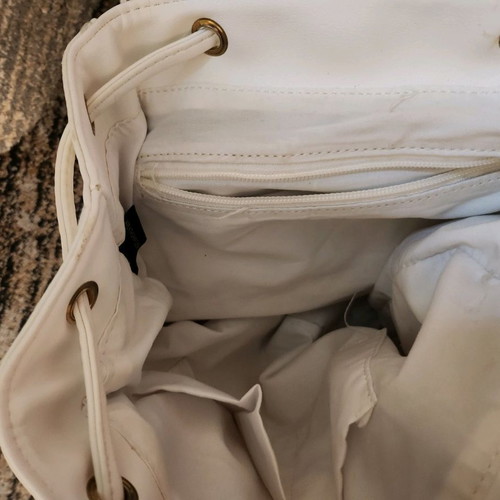 White backpack used