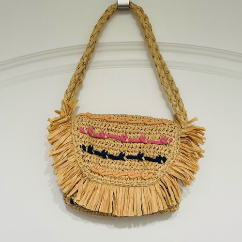 Straw bag new, beige