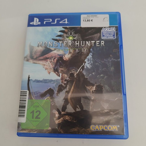 Monster Hunter World PlayStation 4 used action game