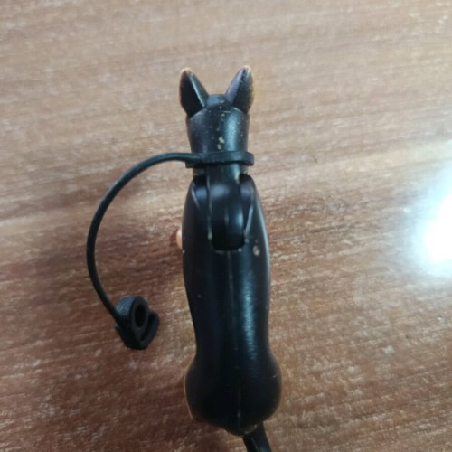 Playmobil dog with leash used