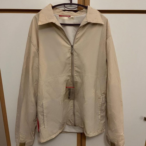 Prada bomber jacket καινούργιο, μπεζ, μέγεθος L