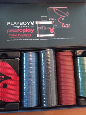 PLAYBOY COLLECTIBLE POKER SET****WAREHOUSE CLEARANCE***WHOEVER GETS IT FIRST!