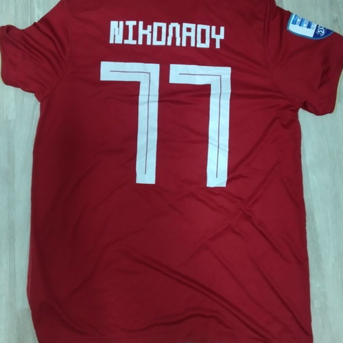 Olympiacos football jersey, large, worn authentic