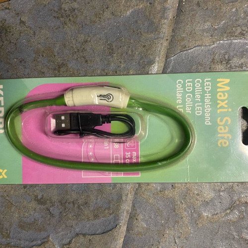 Dog collar with les lights new